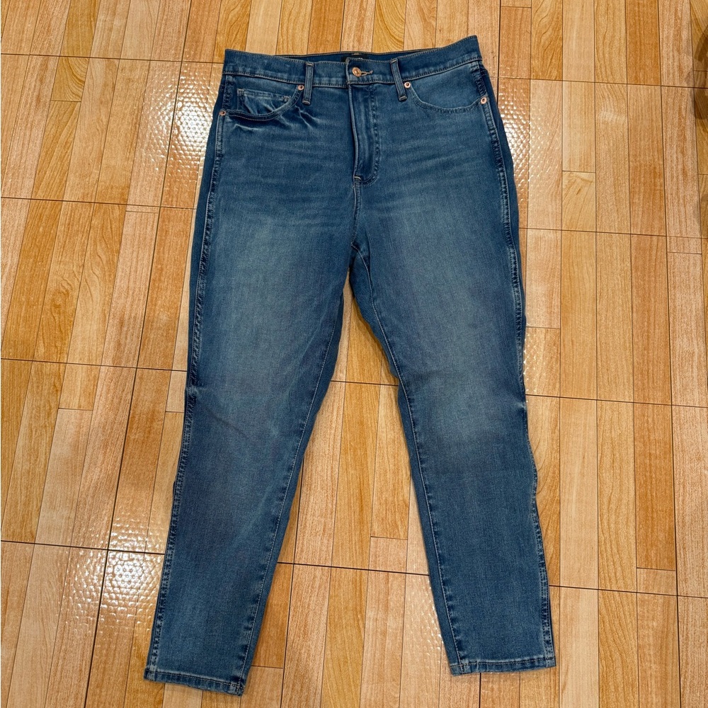 Express Women's Dark Blue Skinny Jeans